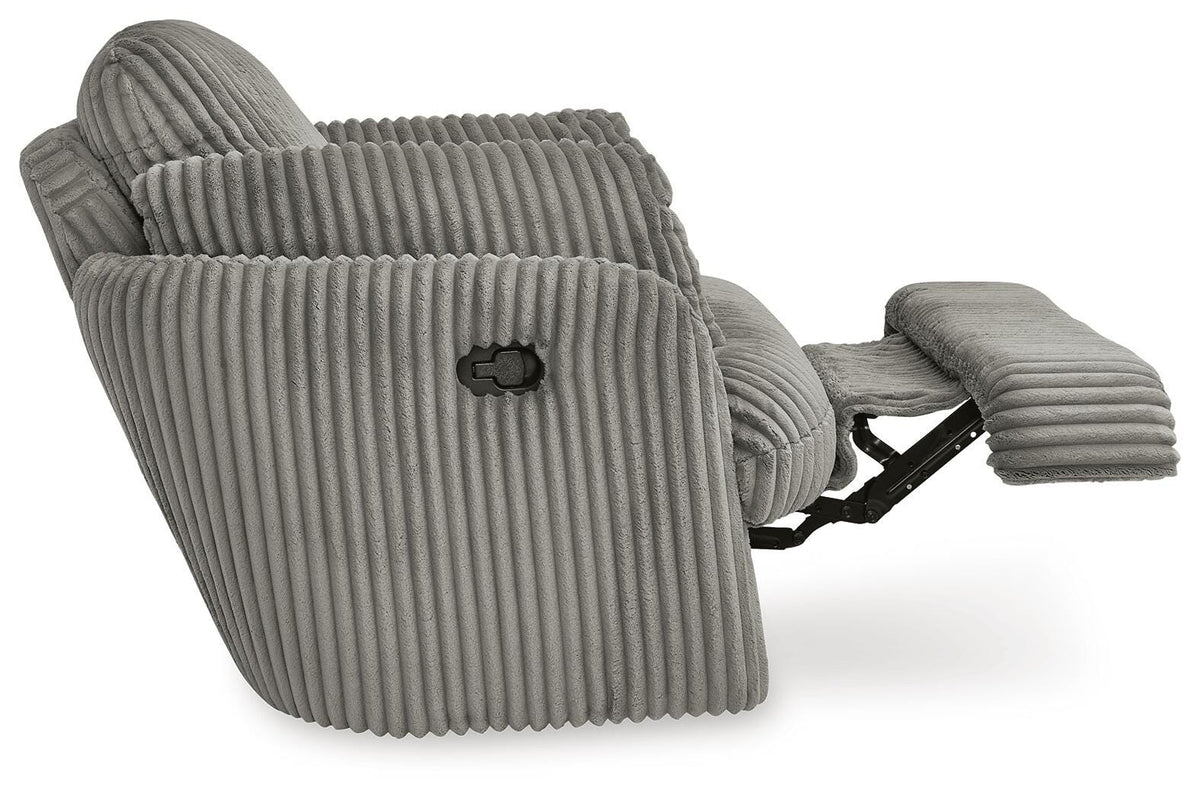Selkie Swivel Glider Recliner in Fog