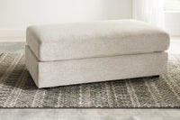 Currimbin Oversized Ottoman in Stone