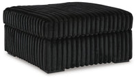 Winslow 4-Piece Sectional and Ottoman in Onyx