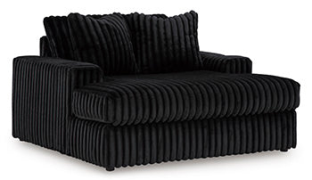 Winslow Oversized Chaise in Onyx