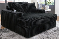 Winslow Oversized Chaise in Onyx