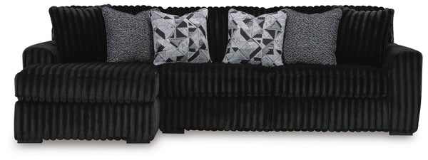 Midnight-Madness 2-Piece Sectional Sofa with Chaise