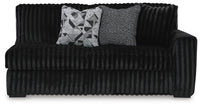 Winslow 4-Piece Sectional and Ottoman in Onyx
