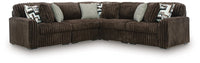 Winslow 5-Piece Sectional in Chocolate