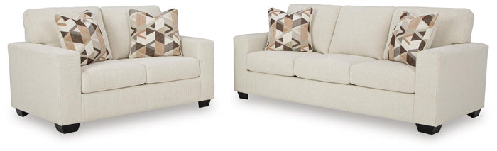 Wrenley Bay Sofa and Loveseat in Ecru