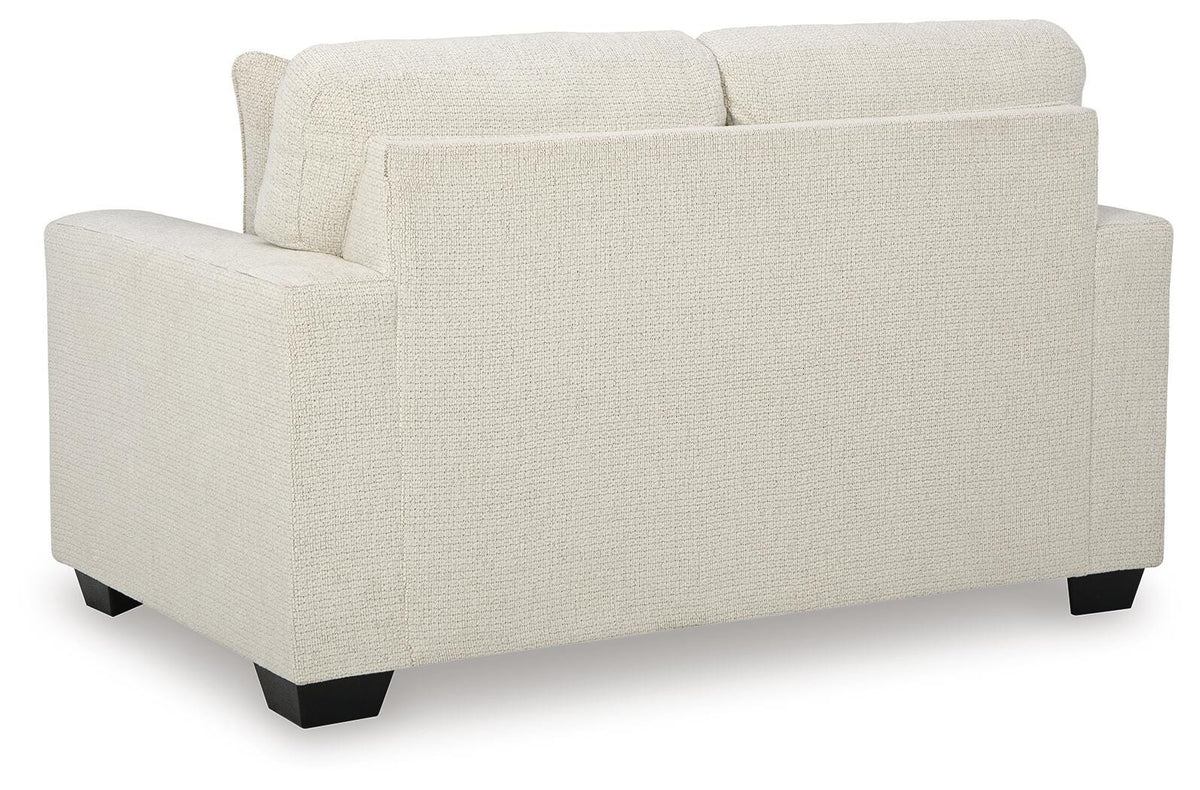 Wrenley Bay Loveseat in Ecru