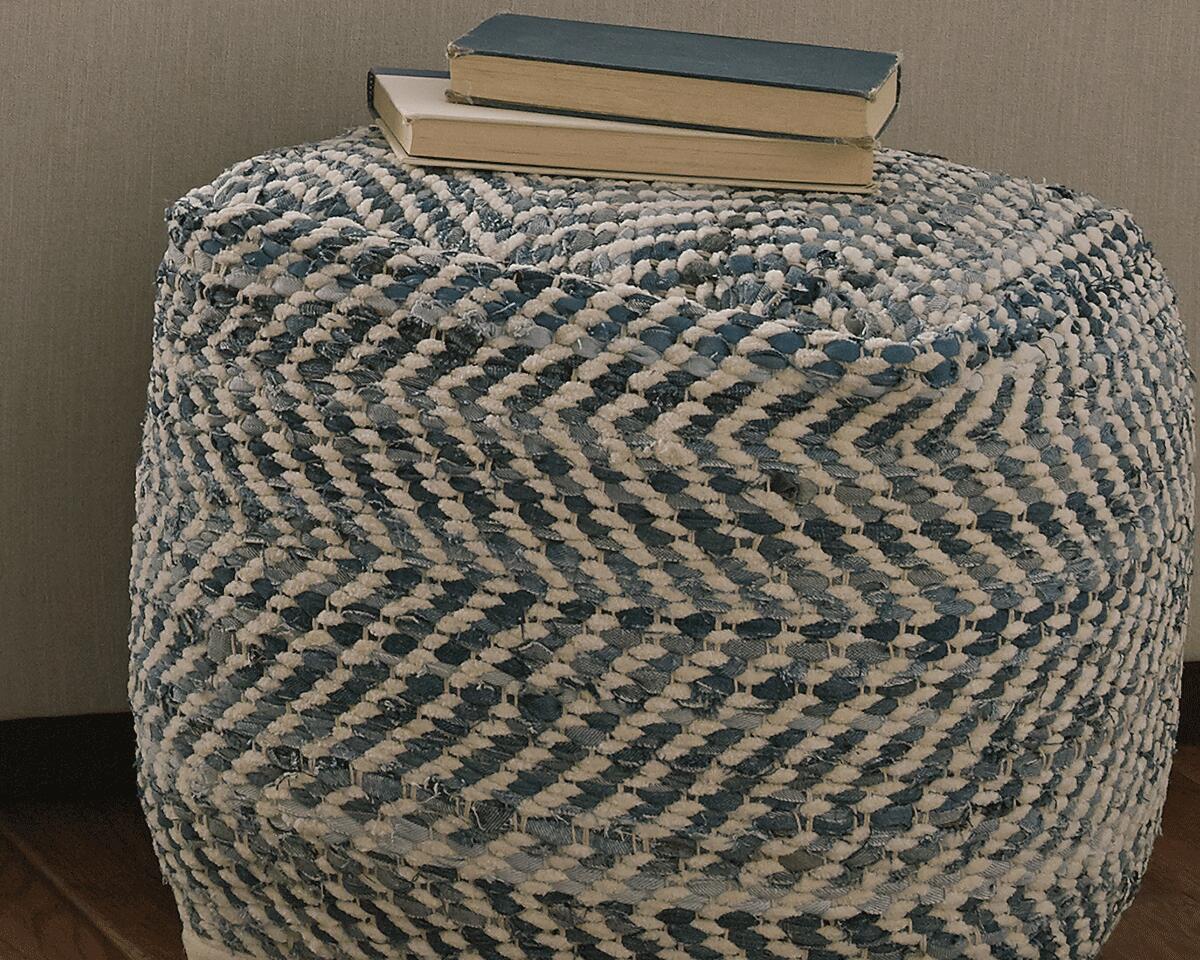 Culburra Cross Pouf