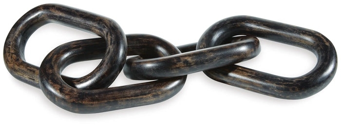 Ashworth Point Sculpture in Distressed Black
