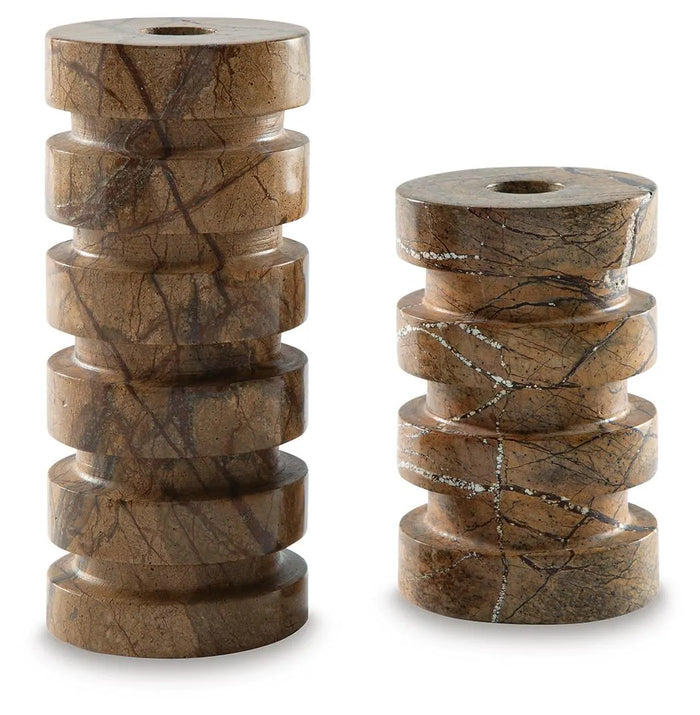 Nessa Vale Candle Holder Set (Set of 2)