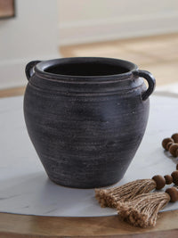 Bundeena Vase in Distressed Black II