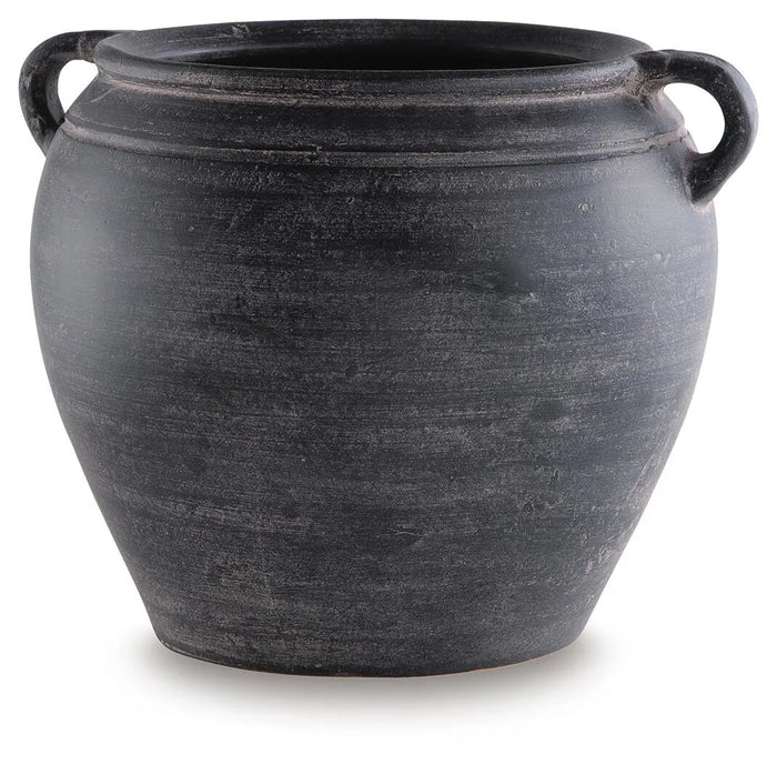 Bundeena Vase in Distressed Black II
