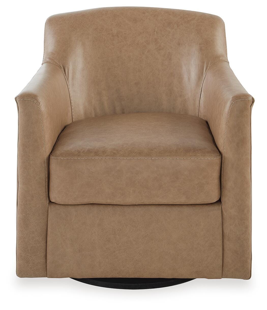 Harlow Swivel Accent Chair in Tumbleweed