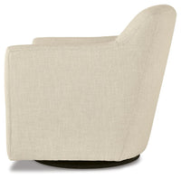Harlow Swivel Accent Chair in Linen