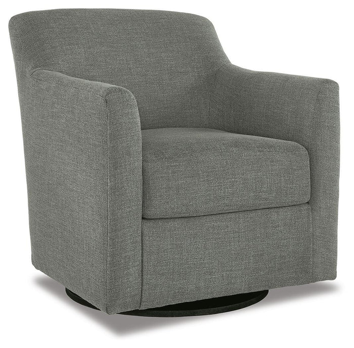 Harlow Swivel Accent Chair in Smoke