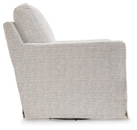 Jervis Hill Swivel Glider Accent Chair in Stone
