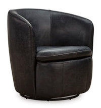 Wrenley Vale Swivel Accent Chair in Midnight