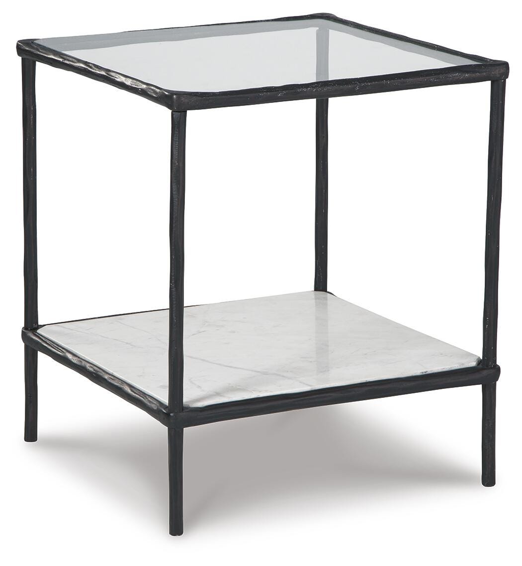 Aurelia Bay Accent Table in Antique Black