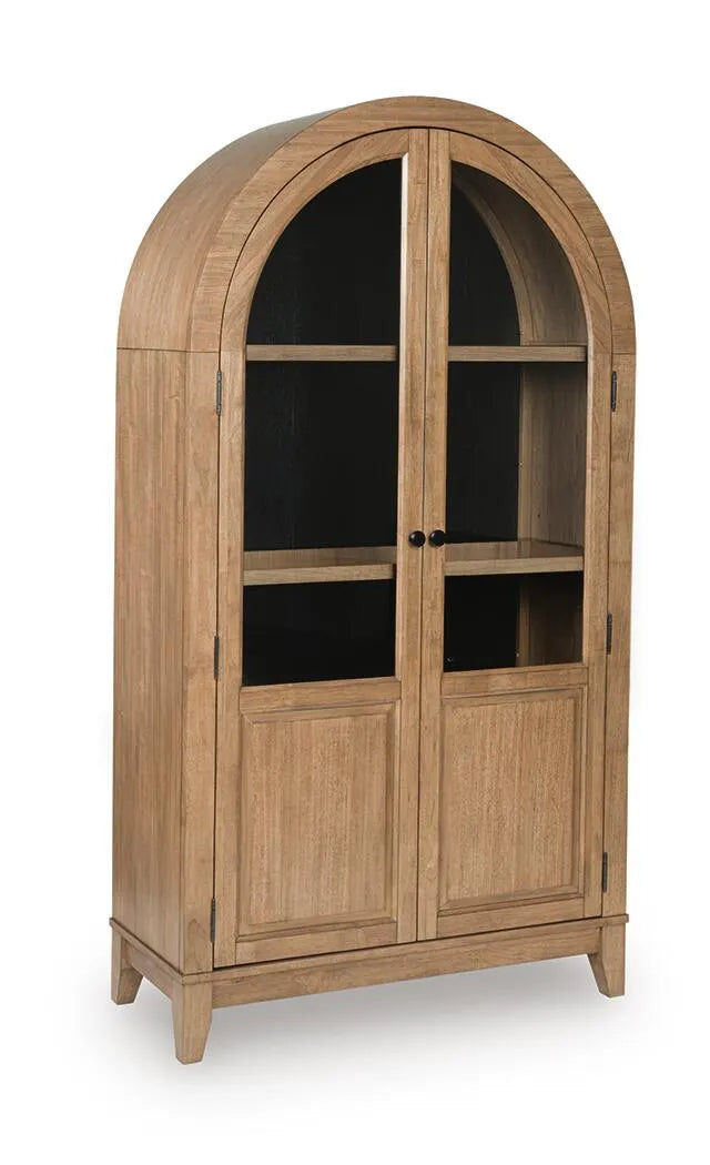 Dunmore Vale Accent Cabinet in Natural/Black
