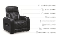 Anvilbrook Power Recliner in Black
