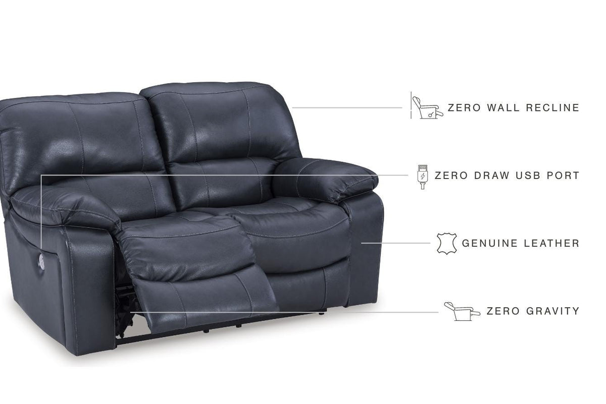 Sheffield Power Reclining Loveseat in Ocean