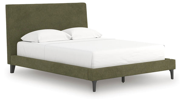 Chirason Queen Upholstered Bed with Roll Slats