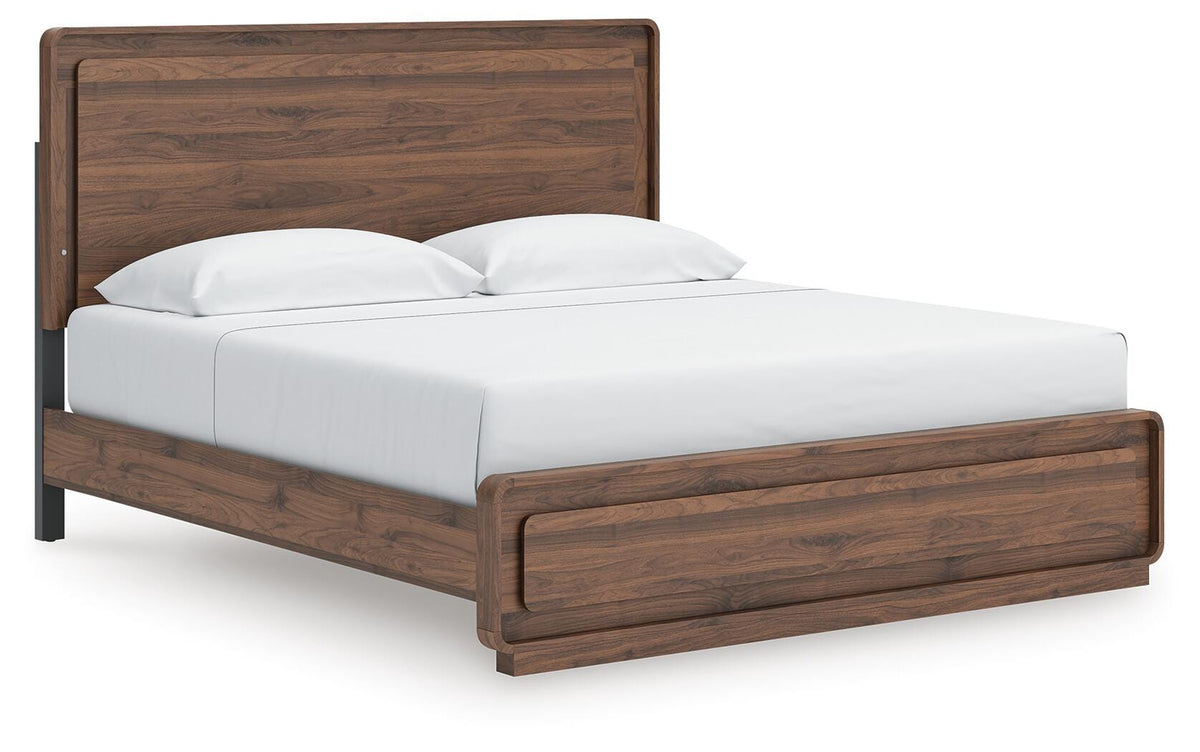 Sinclair King Panel Bed and 2 Nightstands