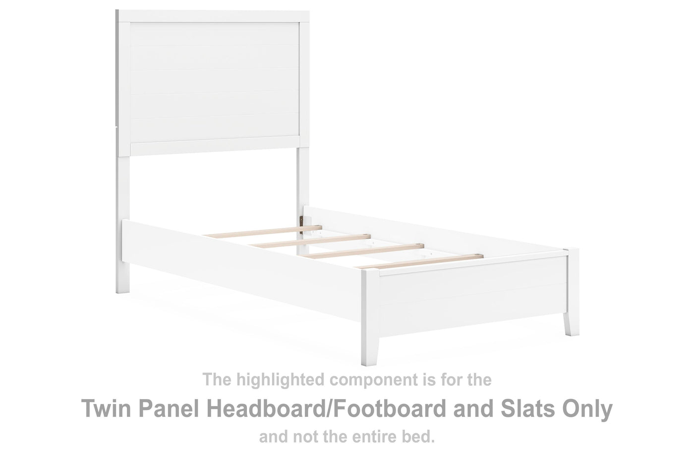 Binterglen Twin Panel Headboard/Footboard and Slats