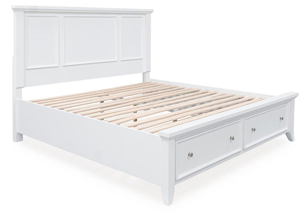 Trulani King Panel Storage Bed