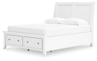 Kiama Vale Queen Sleigh Storage Bed