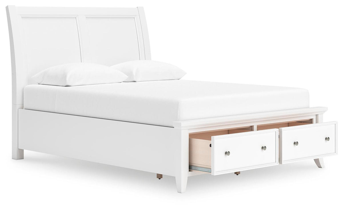Kiama Vale Queen Sleigh Storage Bed