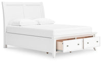 Kiama Vale Queen Sleigh Storage Bed