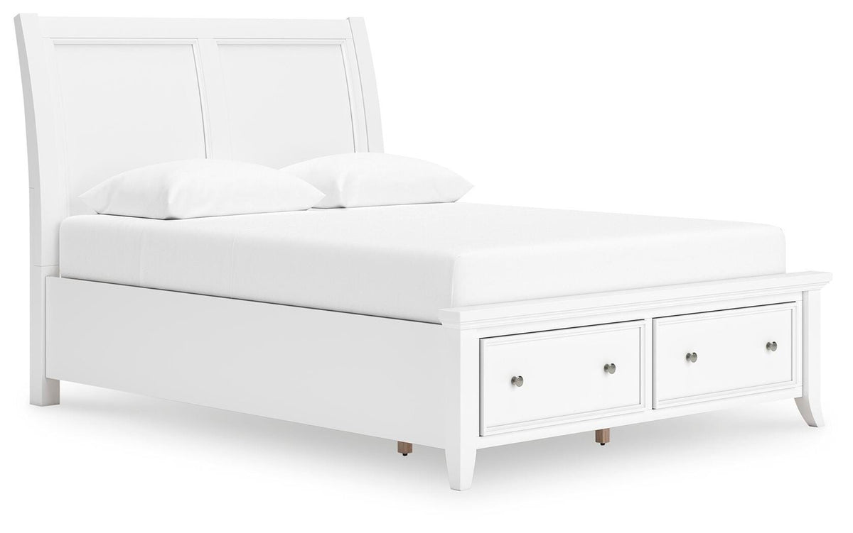 Kiama Vale Queen Sleigh Storage Bed