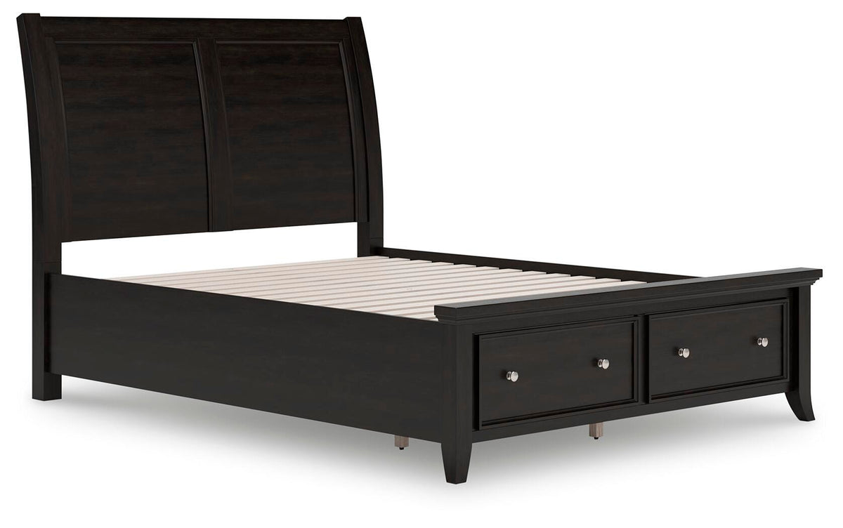 Kingsley Bay Queen Sleigh Storage Bed