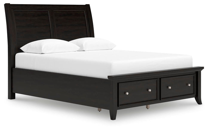 Kingsley Bay Queen Sleigh Storage Bed