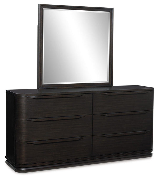Ember Road Dresser and Mirror