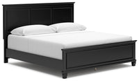 Kelmar King Panel Bed with Dresser and Mirror