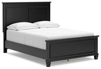 Kelmar Full Panel Bed with Dresser and Mirror