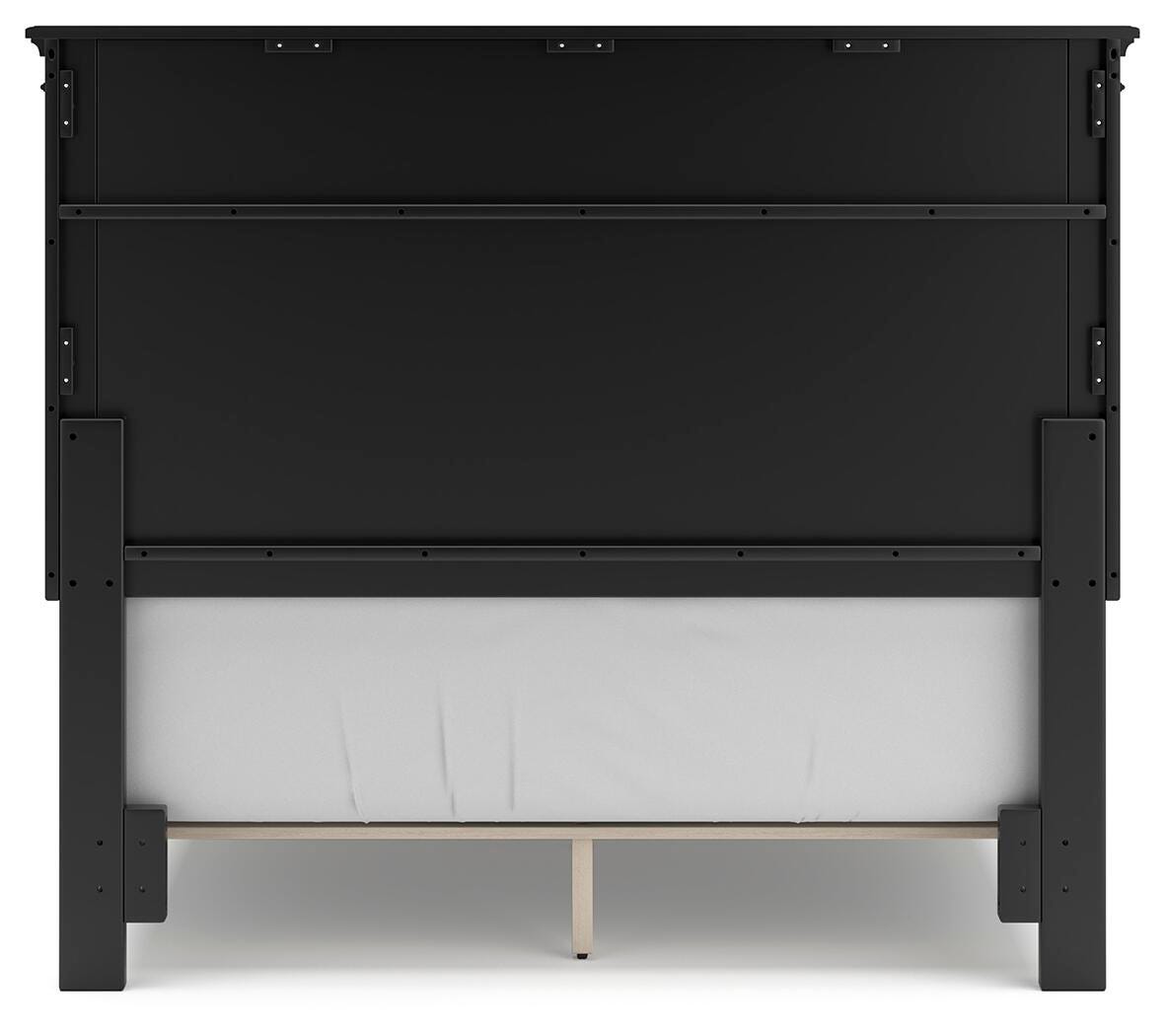 Kelmar Full Panel Bed with Dresser and Mirror