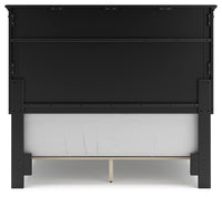 Kelmar Full Panel Bed with Dresser and Mirror