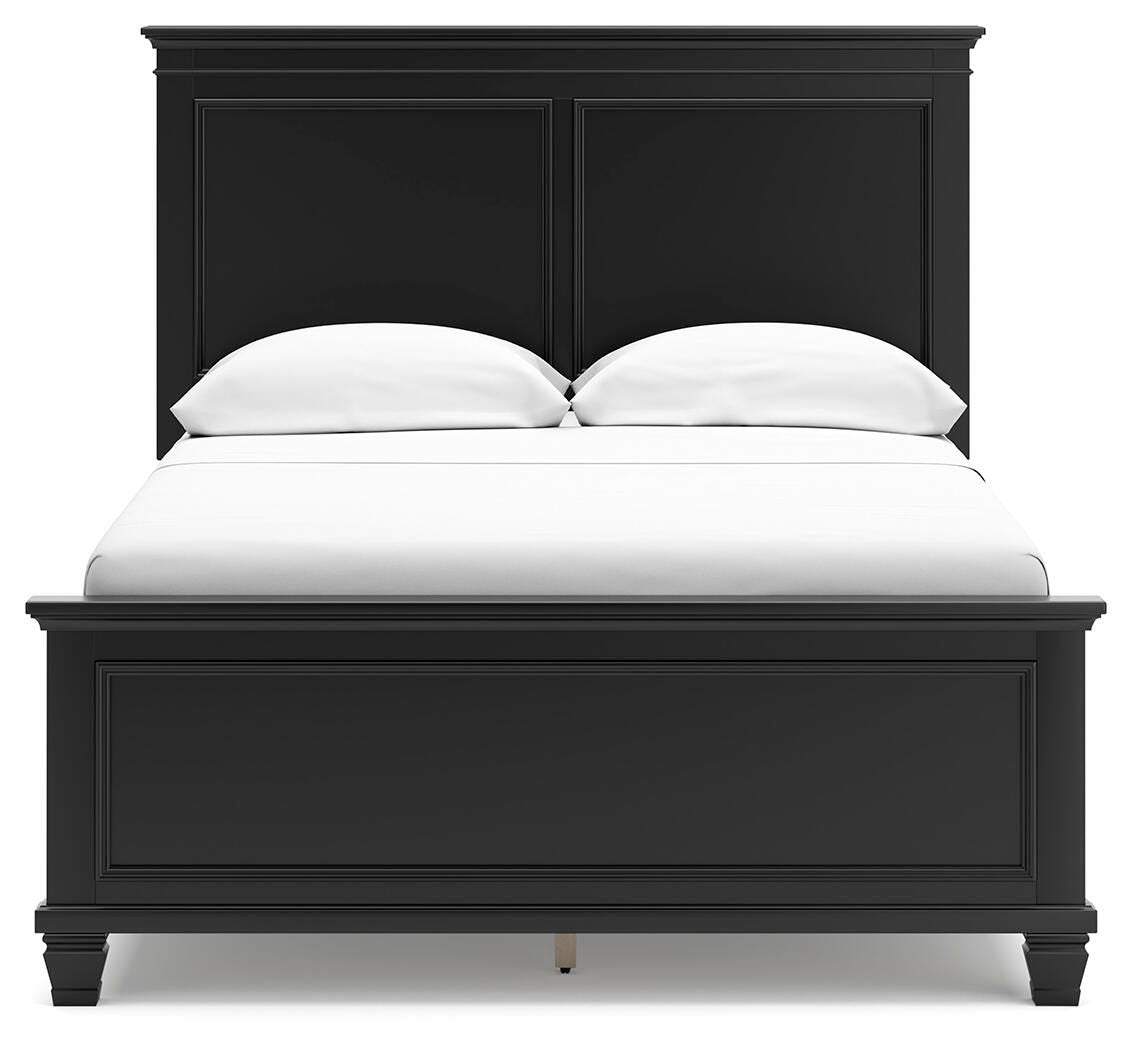 Kelmar Full Panel Bed with Dresser and Mirror