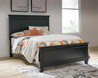 Kelmar Full Panel Bed with Dresser and Mirror