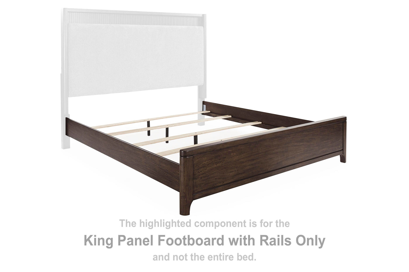 Korestone King Panel Footboard with Rails