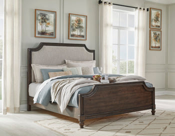 Veramond King Upholstered Headboard/Footboard/Roll Slats