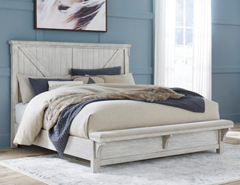 Brashland King/California King Upholstered Bench Footboard