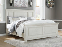 Hadley King Panel Bed with Dresser and Mirror and Chest and 2 Nightstands
