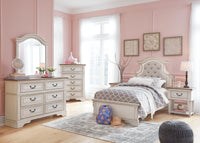 Barnwell Nightstand in Chipped White