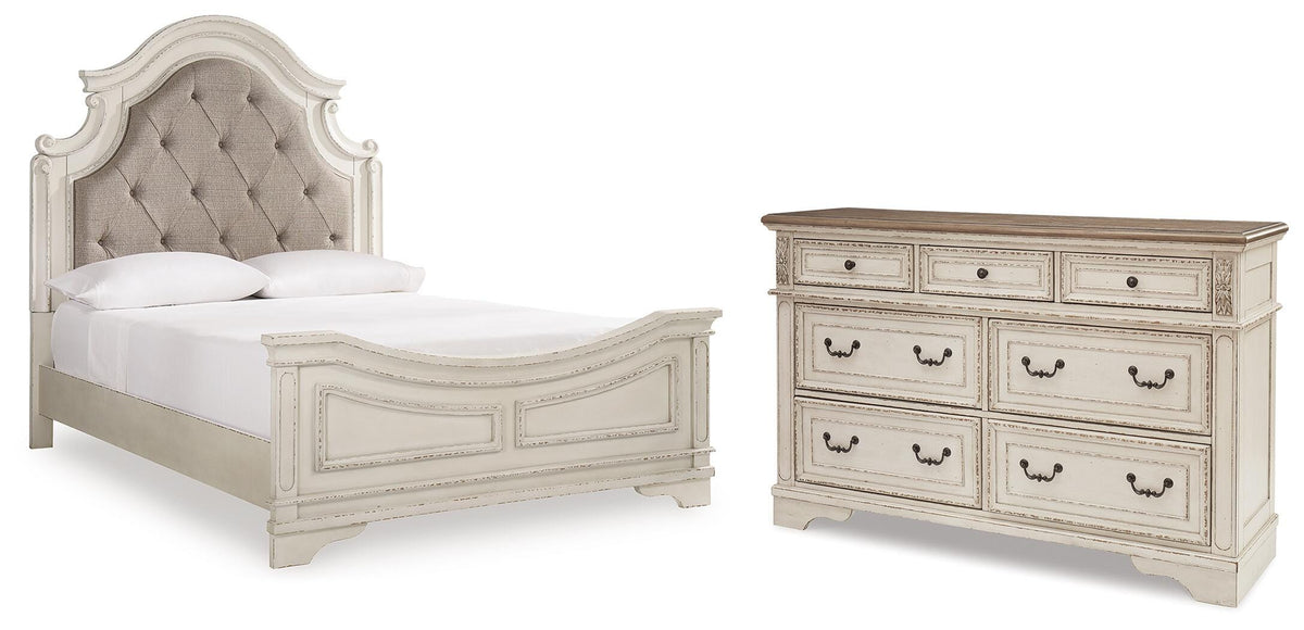 Barnwell Queen Panel Bed and Dresser