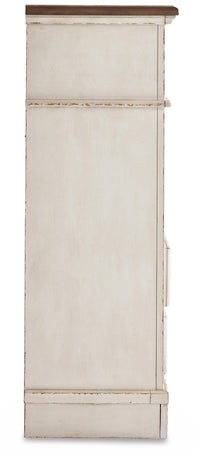 Barnwell King Upholstered Panel Bed with Chest and 2 Nightstands