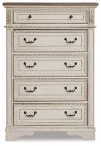Barnwell King Storage Bed with Dresser and Mirror and Chest and Vanity with Stool and 2 Nightstands