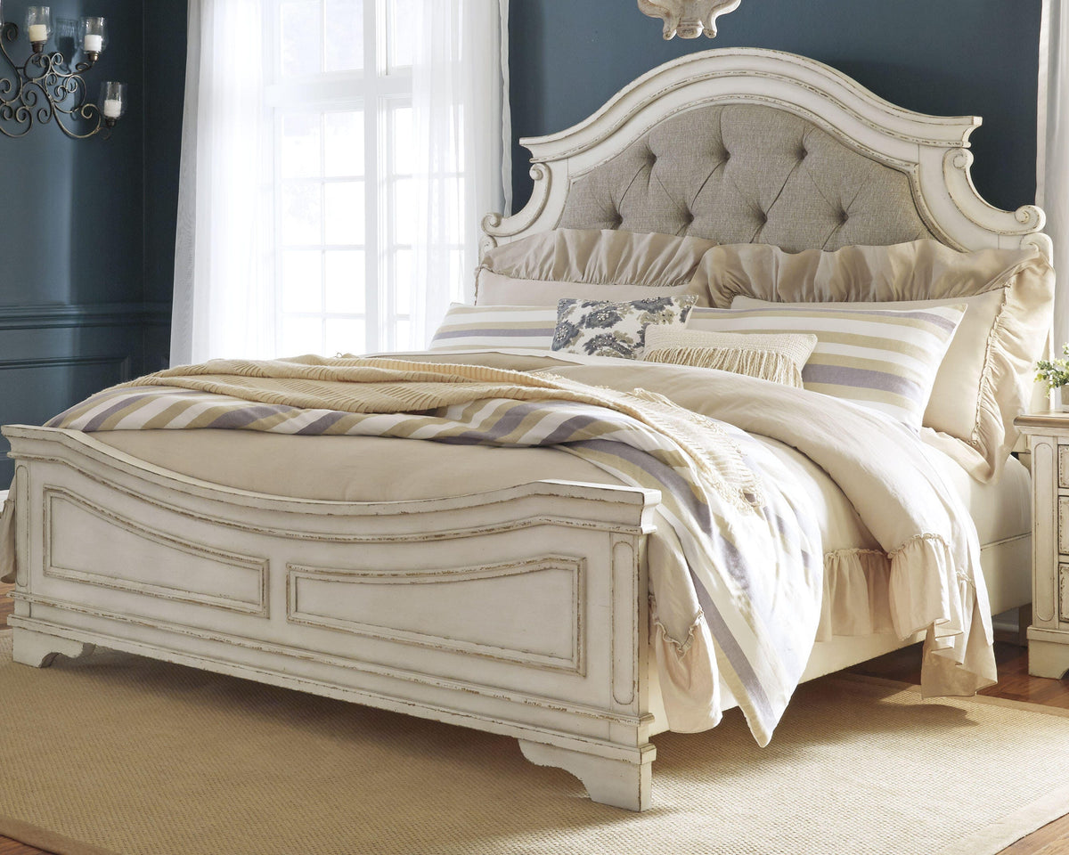 Barnwell Queen Upholstered Panel Bed